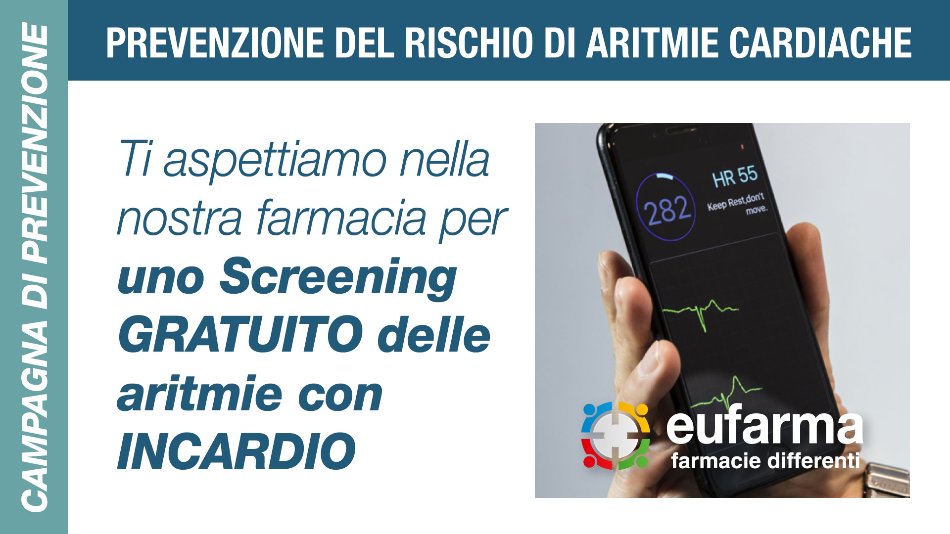campagna prevenzione aritmia cardiaca